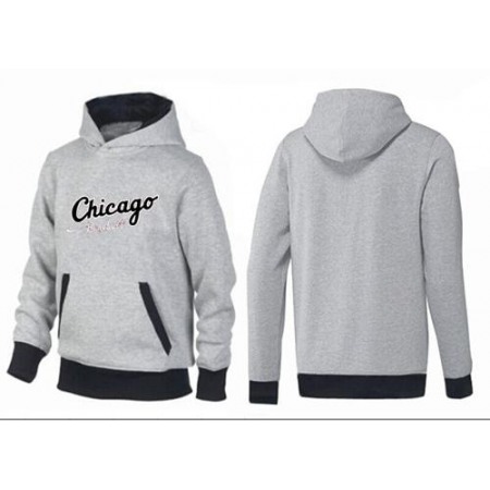 Chicago White Sox Pullover Hoodie Grey