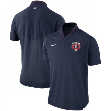 Men's Minnesota Twins Navy Authentic Collection Elite Performance Polo