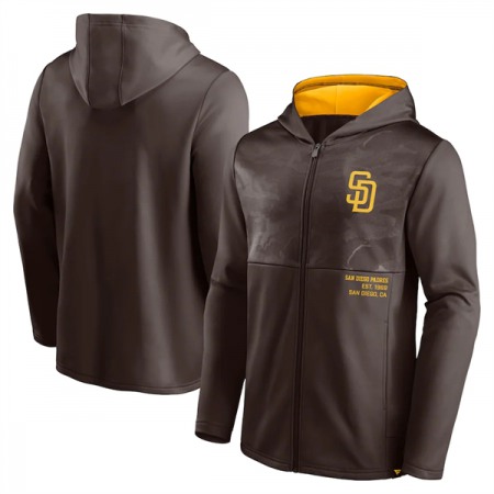 Men's San Diego Padres Brown Jackets