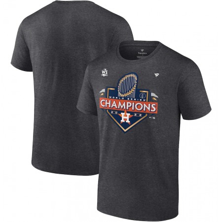 Men's Houston Astros Heather Charcoal 2022 World Series Champions Locker Room T-Shirt