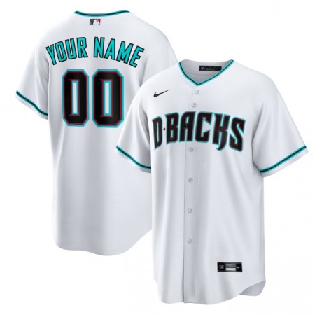 Men's Arizona Diamondbacks ACTIVE PLAYER Custom White Cool Base Stitched Baseball Jersey