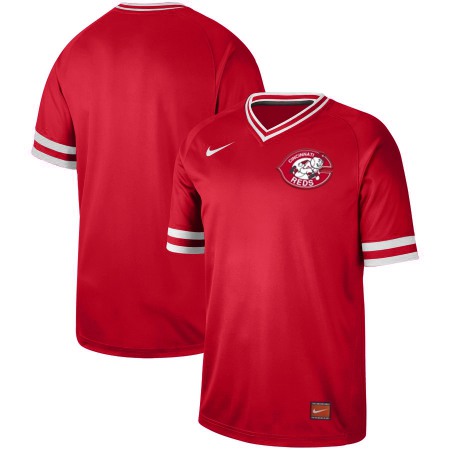 Men's Cincinnati Reds Blank Red Cooperstown Collection LegendStitched MLB Jersey