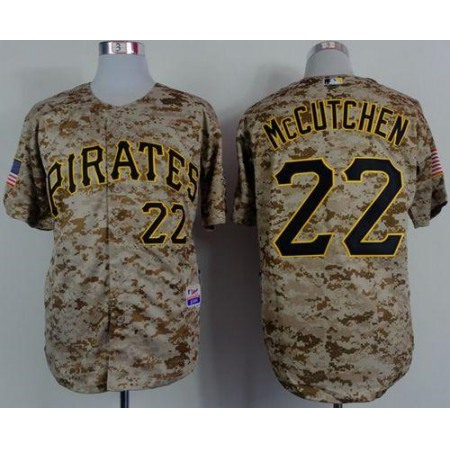 Pirates #22 Andrew McCutchen Camo Alternate Cool Base Stitched MLB Jersey