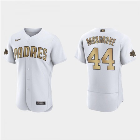 Men's San Diego Padres #44 Joe Musgrove 2022 All-Star White Flex Base Stitched Baseball Jersey