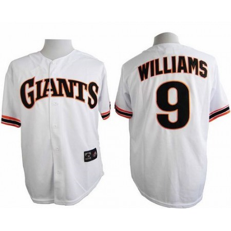 Giants #9 Matt Williams White 1989 Turn Back The Clock Stitched MLB Jersey