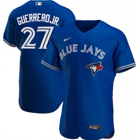 Men's Toronto Blue Jays #27 Vladimir Guerrero Jr. Blue Flex Base Stitched Jersey