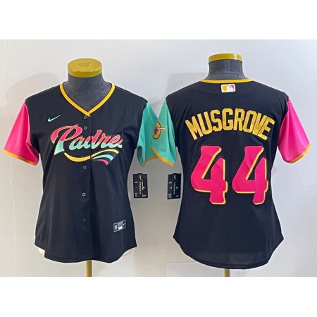 Youth San Diego Padres #44 Joe Musgrove 2022 Black City Connect Stitched Baseball Jersey