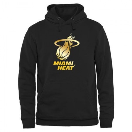 Miami Heat Gold Collection Pullover Hoodie Black