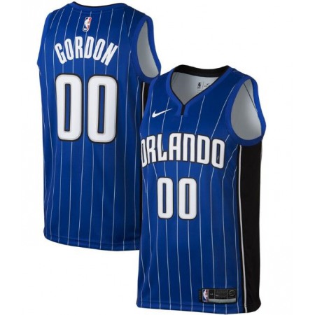 Men's Orlando Magic #00 Aaron Gordon Royal Icon Edition Stitched Swingman Jersey