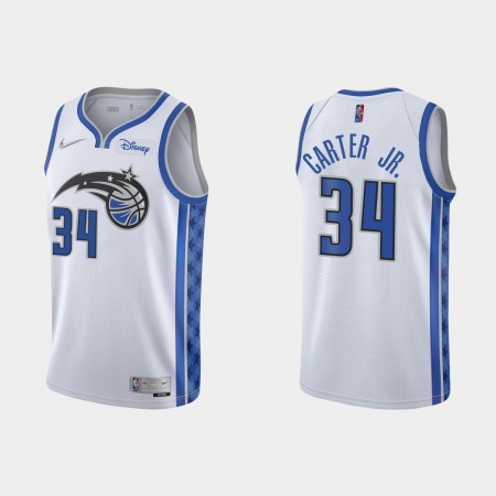 Men's Orlando Magic #34 Wendell Carter Jr. White Stitched Swingman Jersey