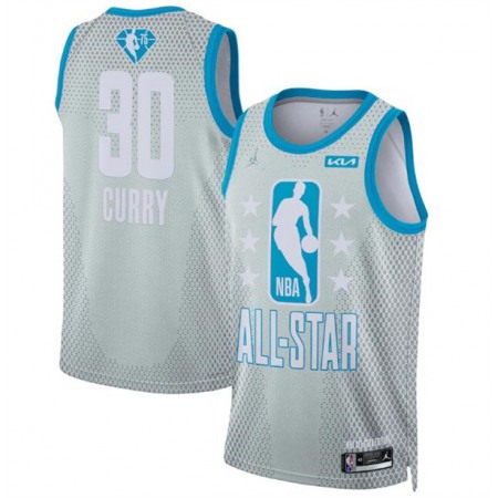 Men's 2022 All-Star #30 Stephen Curry Gray Stitched Basketball Jersey