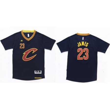 Cavaliers #23 LeBron James Navy Blue 2015-2016 Season Stitched NBA Jersey