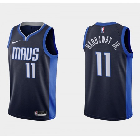 Men's Dallas Mavericks #11 Tim Hardaway Jr. Navy Stitched Basketball Jersey