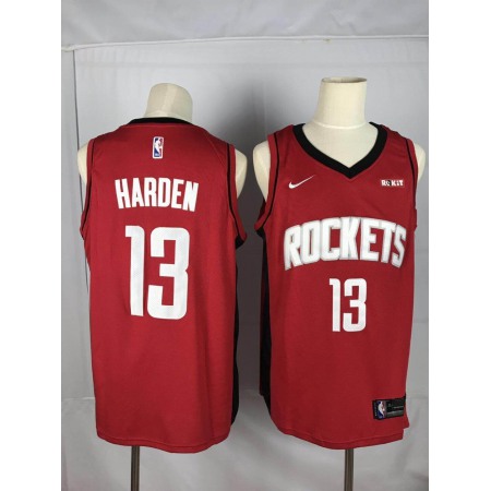 Men's Houston Rockets #13 James Harden Red Stitched NBA Jersey