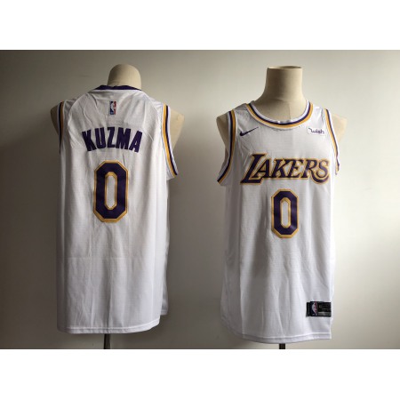 Men's Los Angeles Lakers #0 Kyle Kuzma New White Wish Stitched NBA Jersey