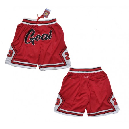 Men's Chicago Bulls Red Shorts (Run Small)