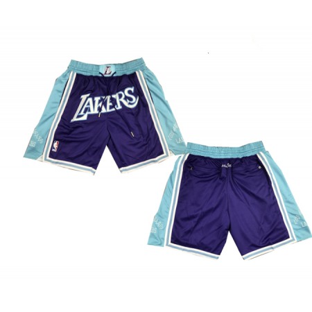 Men's Los Angeles Lakers Purple Shorts (Run Small)