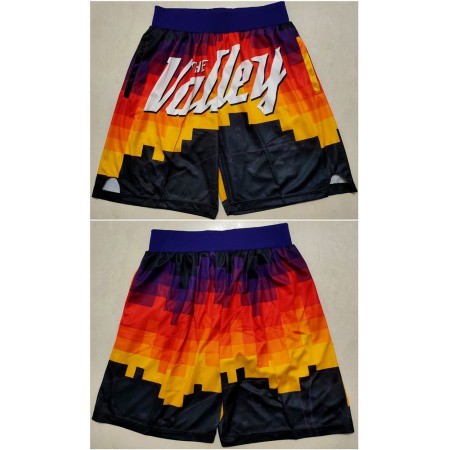 Men's Phoenix Suns Black Shorts(Run Small)