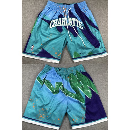 Men's Charlotte Hornets Teal Shorts