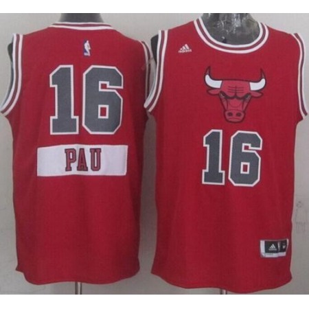 Bulls #16 Pau Gasol Red 2014-15 Christmas Day Stitched Youth NBA Jersey