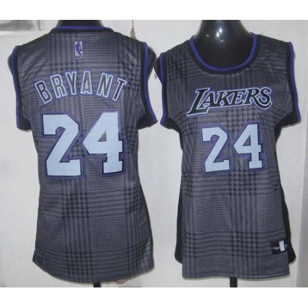 Lakers #24 Kobe Bryant Black Rhythm Fashion Women's Stitched NBA Jersey