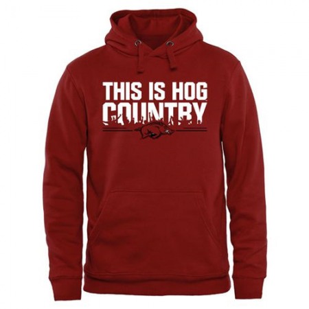 Arkansas Razorbacks Our House Pullover Hoodie Cardinal