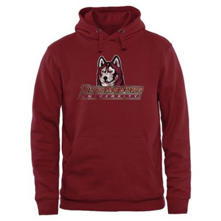 Bloomsburg Huskies Classic Primary Pullover Hoodie Garnet