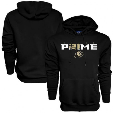 Men's Colorado Buffaloes Black Coach Prime Pullover Hoodie