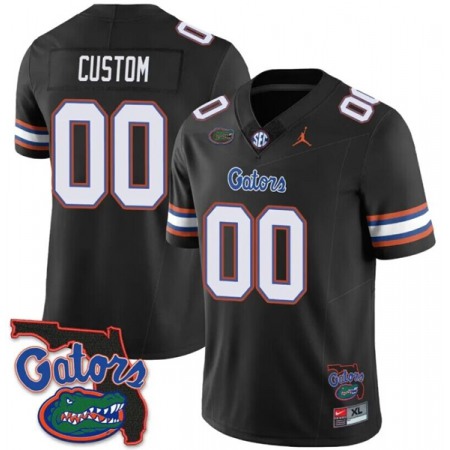 Men's Florida Gators ACTIVE PLAYER Custom Black 2023 F.U.S.E. Stitched Jersey