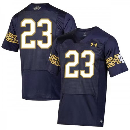 Men's Notre Dame Fighting Irish ACTIVE PLAYER Custom 2023 Navy Stitched Jersey