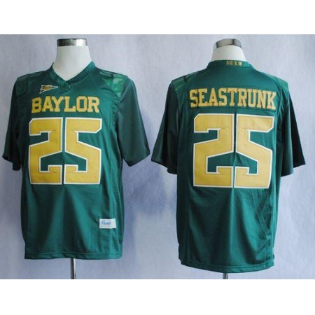 Bears #25 Lache Seastrunk Green Stitched NCAA Jersey