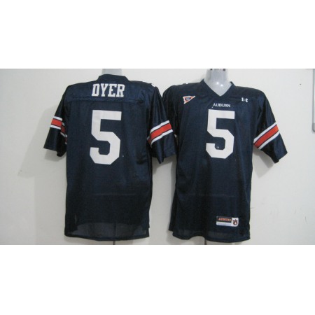 Tigers #5 Michael Dyer Blue Stitched NCAA Jersey