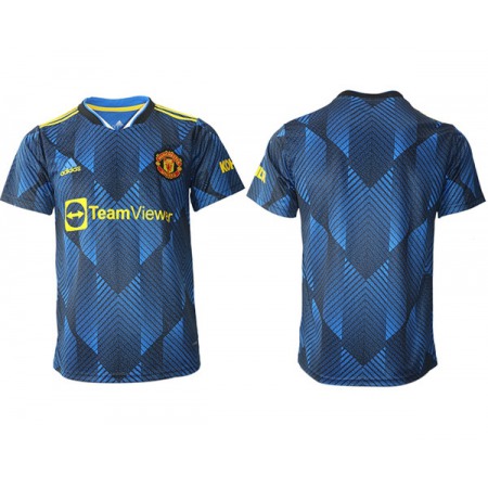 Men's Manchester United Blue Away Soccer Jersey