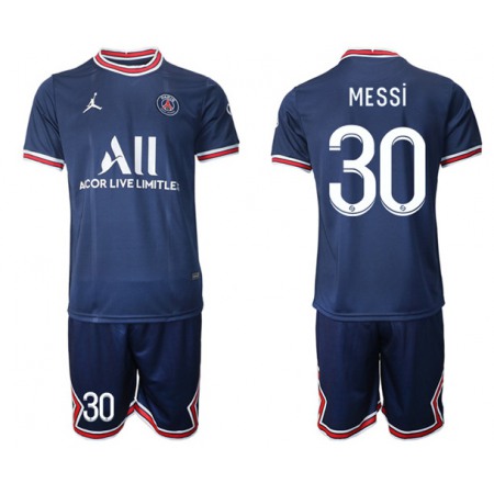 Men's Paris Saint-Germain #30 Lionel Messi 2021/22 Blue Soccer Jersey