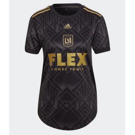 Women's Los Angeles Football Club 2022/23 Black Gold Home Soccer Jersey