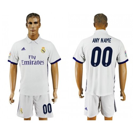 Real Madrid Personalized Home Soccer Club Jersey