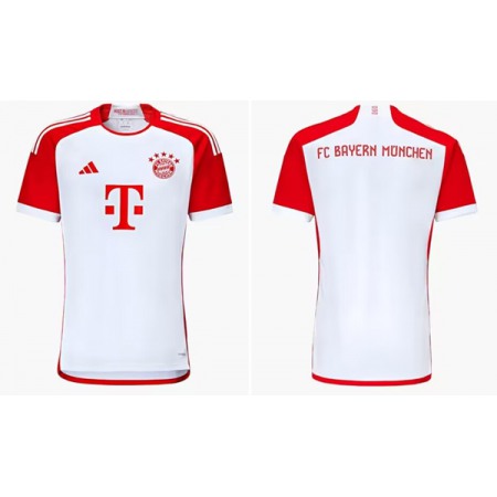 Men's FC Bayern Munchen White 2023/24 home Soccer Jersey