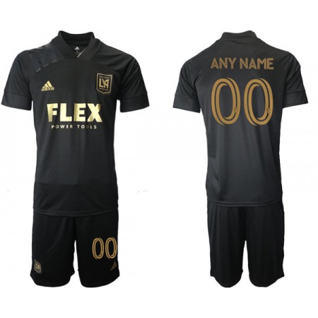 Men's Los Angeles Football Club Custom Black Soccer Jersey Suit