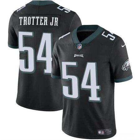 Youth Philadelphia Eagles #54 Jeremiah Trotter Jr Black 2024 Draft Vapor Untouchable Limited Stitched Football Jersey