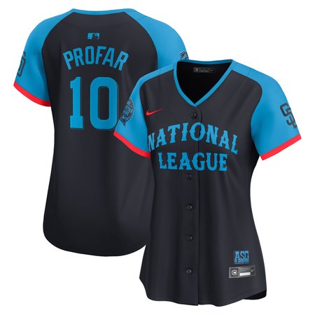 Women's National League Jurickson Profar Nike Navy 2024 MLB All-Star Game Limited Player Jersey