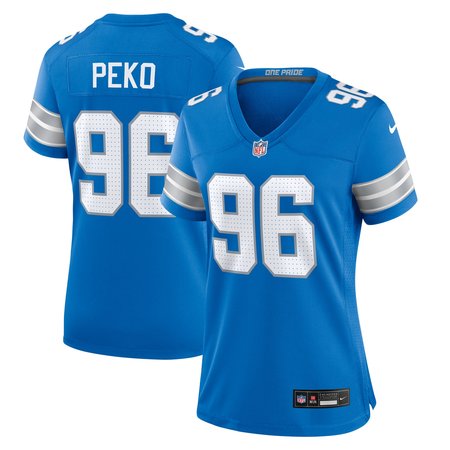 Women's Detroit Lions Kyle Peko Nike Blue Game Jersey