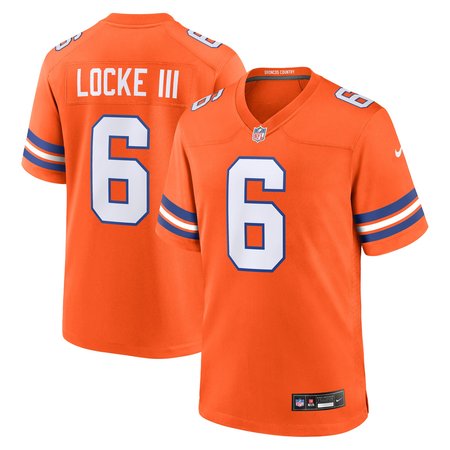 Men's Denver Broncos P.J. Locke III Nike Orange Mile High Collection 1977 Throwback Player Game Jersey