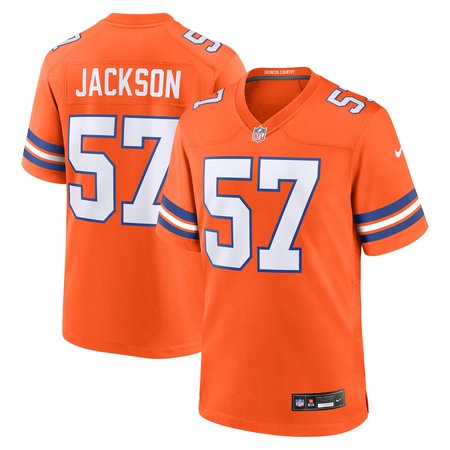 Men's Denver Broncos Tom Jackson Nike Orange Mile High Collection 1977 Throwback Retired Player Game Jersey