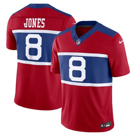 Men's New York Giants Daniel Jones Nike Century Red Alternate Vapor F.U.S.E. Limited Jersey