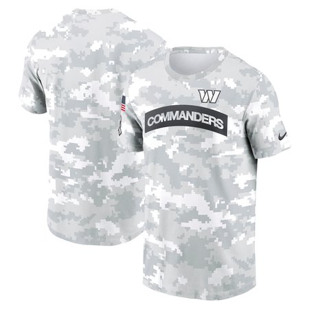 Men's Washington Commanders Nike Arctic Camo 2024 Salute To Service Performance T-Shirt