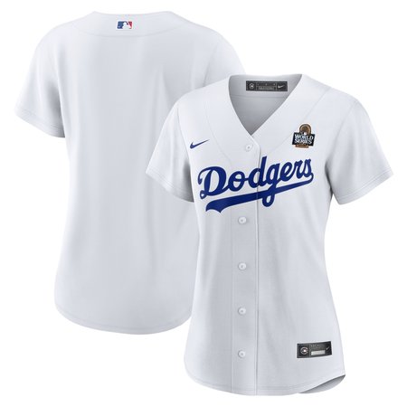 Women's Los Angeles Dodgers Nike White 2024 World Series Home Replica Jersey