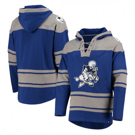 Men's Dallas Cowboys Navy Throwback Pullover Hoodie