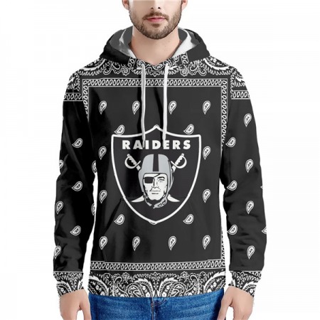 Men's Las Vegas Raiders Black Pullover Hoodie