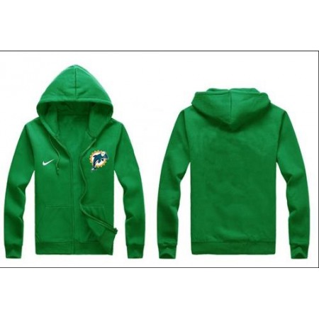 Nike Miami Dolphins Authentic Logo Hoodie Green