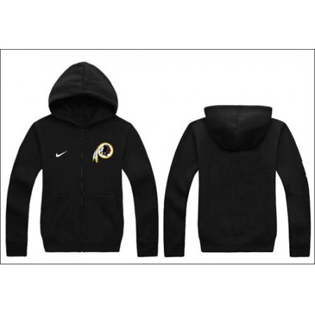 Nike Washington Redskins Authentic Logo Hoodie Black